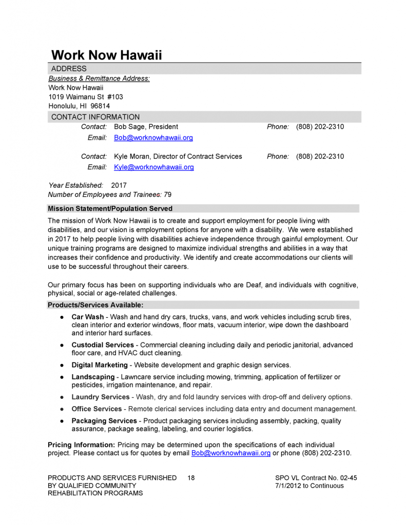 Capability Statement 2026